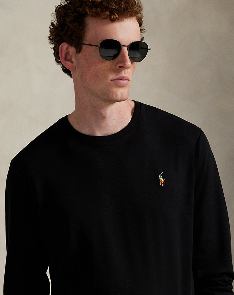 Custom Slim Fit Soft Cotton T-Shirt Black